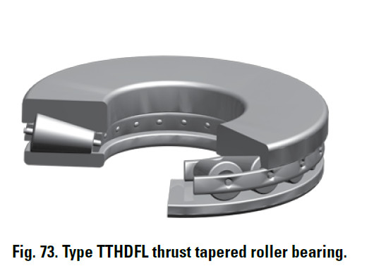 Bearing TTHDFL thrust tapered roller bearing T45750