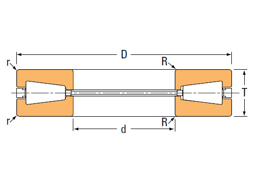 Bearing thrust bearings F-3094-C Machined