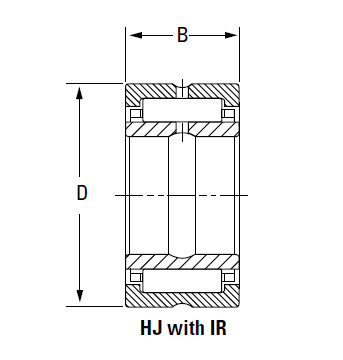 cylindrical roller bearings IR-9611648 HJ-11614648