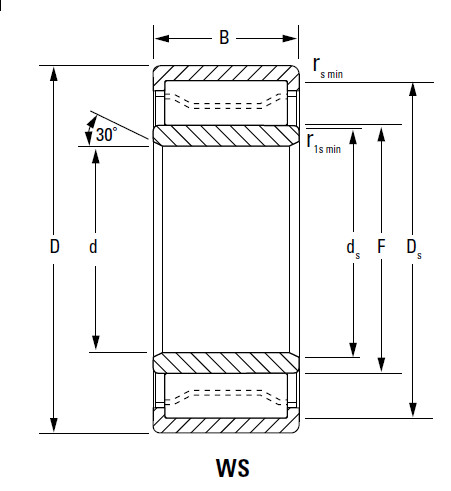 Bearing metric series cylindrical roller bearing A-5244-WM