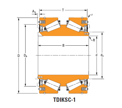 Tdik Thrust Tapered Roller Bearings nP738398 nP869543