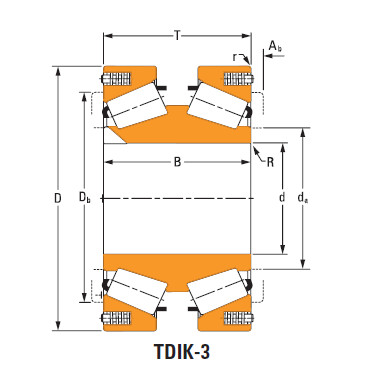Tdik Thrust Tapered Roller Bearings nP679610(3) nP249962
