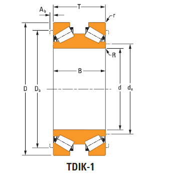 Tdik Thrust Tapered Roller Bearings nP365351 nP365352
