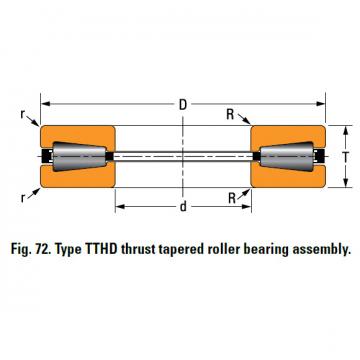 THRUST TAPERED ROLLER BEARINGS T651