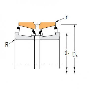 Tapered roller bearing 43118 43319D