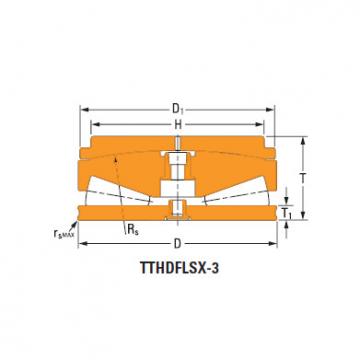 Thrust tapered roller bearings T17020fs-T17020s