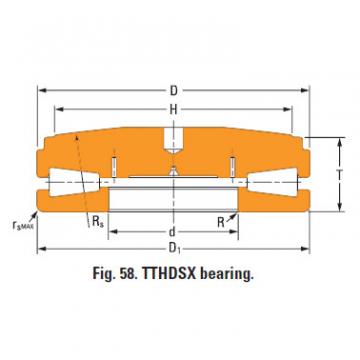 Thrust tapered roller bearings T9030fs-T9030sa