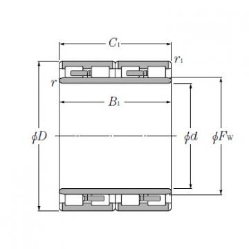 NTN Cylindrical Roller Bearings Four Row Bearing 4R13603 4R3426