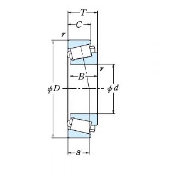 NSK TAPERED ROLLER BEARINGS SINGLE ROW 32340