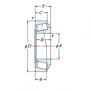 NSK TAPERED ROLLER BEARINGS SINGLE ROW EE132083/132125