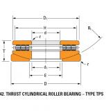 thrust cylindrical roller bearing 30TPS108