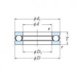 NSK single-direction thrust ball bearings 511/560X