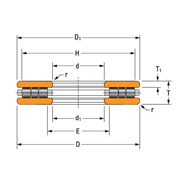 thrust cylindrical roller bearing B-9054-C(2) #1 image