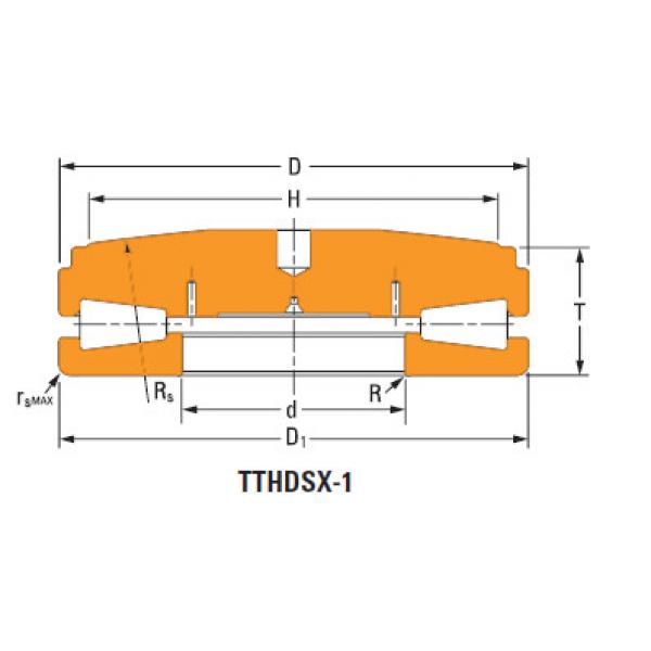 Thrust tapered roller bearings B-6435-c #1 image