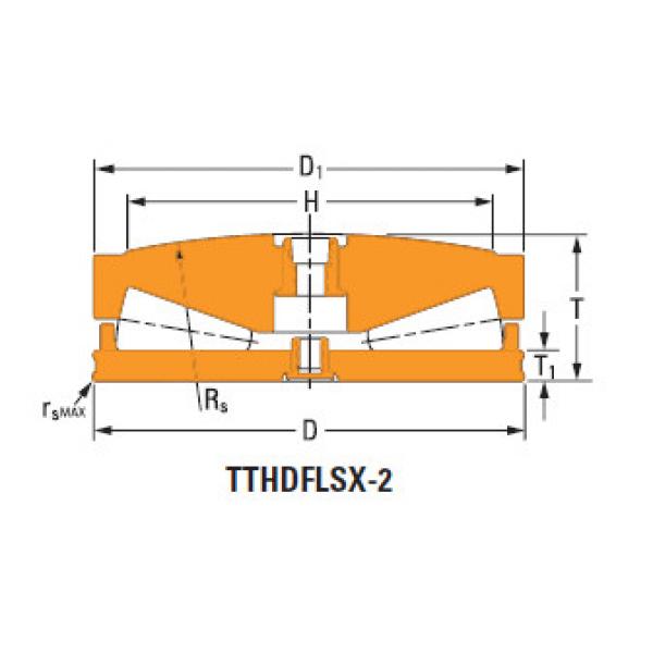 Thrust tapered roller bearings T17020fs-T17020s #1 image