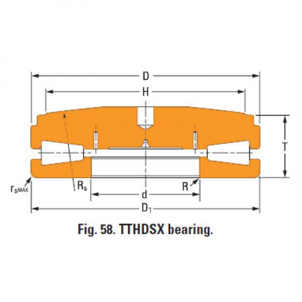 Thrust tapered roller bearings B-6435-c #1 image